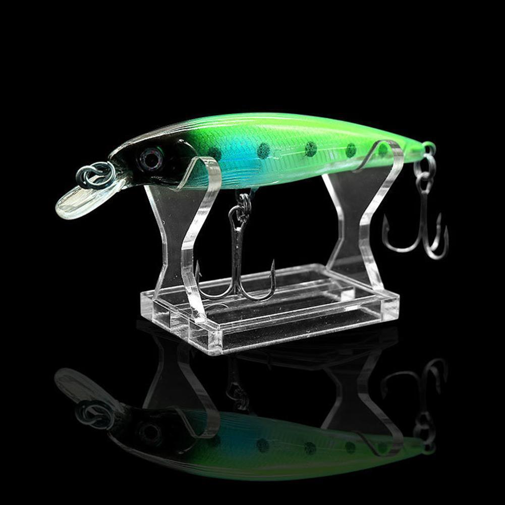Fishing Lure Acrylic Display Stand Showing Stand Bait Display Shelf Holder Support Rack Storage Decoration For Fishing Store 3Pc