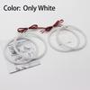 For BMW 7 Series F01 F02 F03 F04 730d 740d 740i 750i 760i 2008-2012 SMD cotton light LED angel eyes white and yellow DRL kit