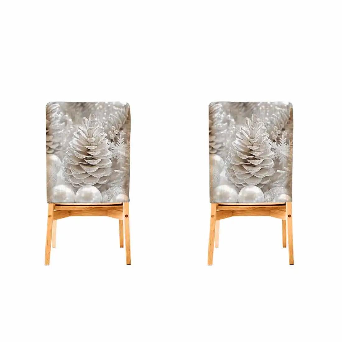 

2/4/6pcs/set 45x55cm Christmas pinecones Chair Cover Table Decoration Dining Seat Chair Covers Dining Room Bar Party Banquate