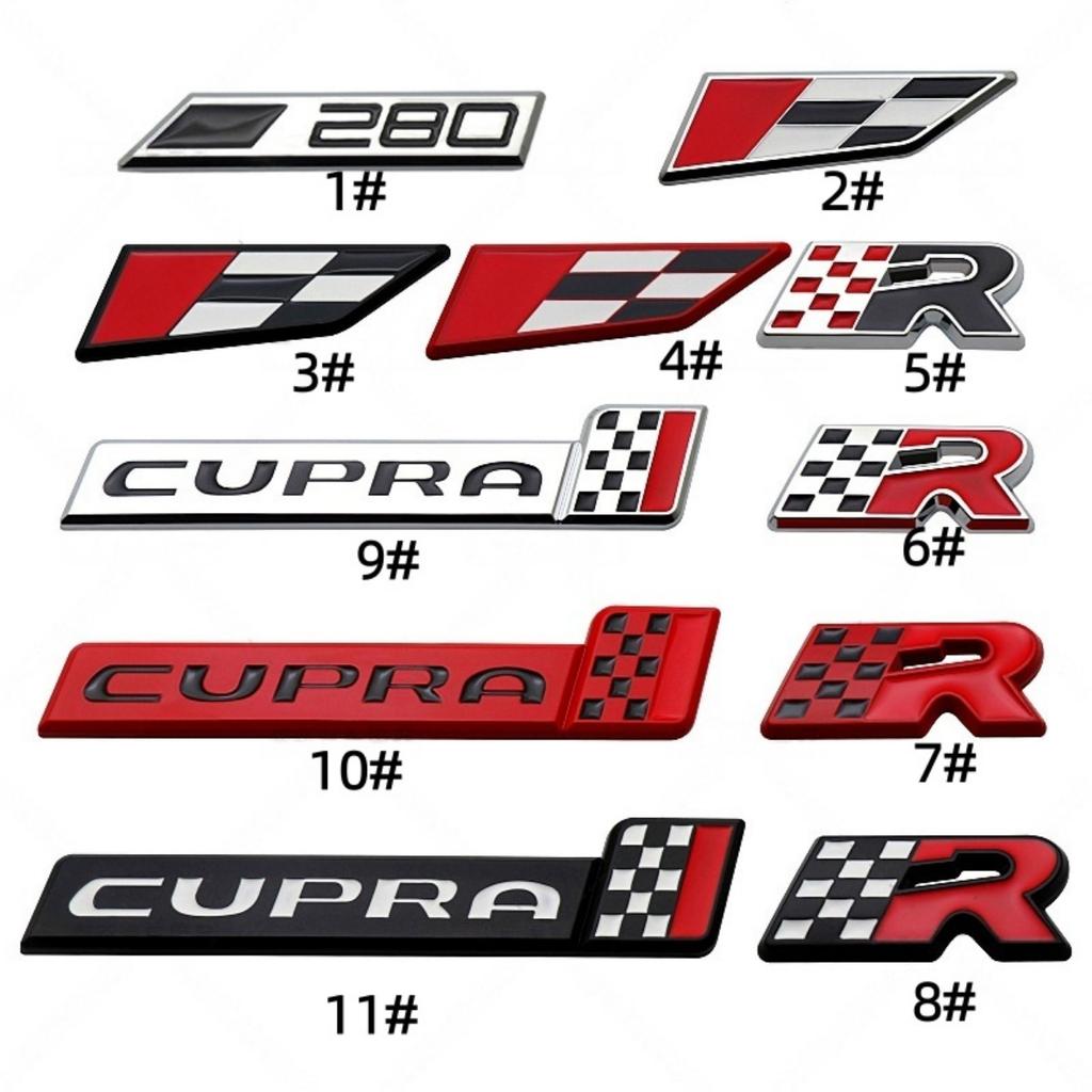 3D Metal Car Styling Side Fender Logo Car Rear Nameplate Trunk Body Emblem Badge Sticker