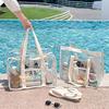 Makeup Bag Large Capacity Portable Transparent Swimming Waterproof PVC Storage for Clothes Travel Essentials Beach Organizer Bag