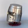 Templar Knight Helmet: Brass Cross, Medieval Replica, Cosplay Armor
