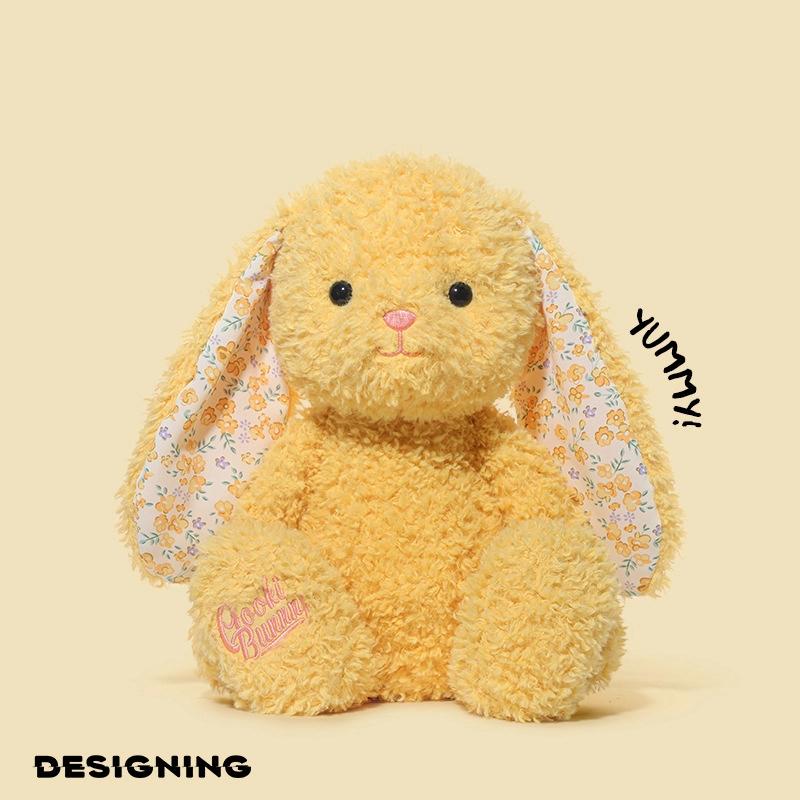 

Плюшевые игрушки-кролики Очень мягкие и милые куклы-зайчики Успокаивающие куклы Подарки на день рождения для девочек Single doll жёлтый