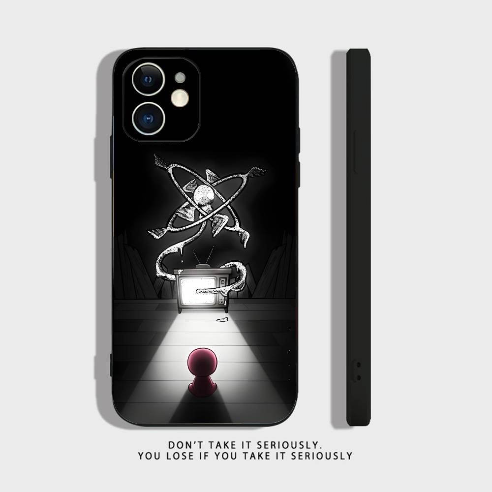 Cool The Binding of Isaac For iPhone 17,16,15,14,13,12,11,Pro,X,XS,Max,XR,Plus,Mini Soft Silicone Phone Case Black Shockproof