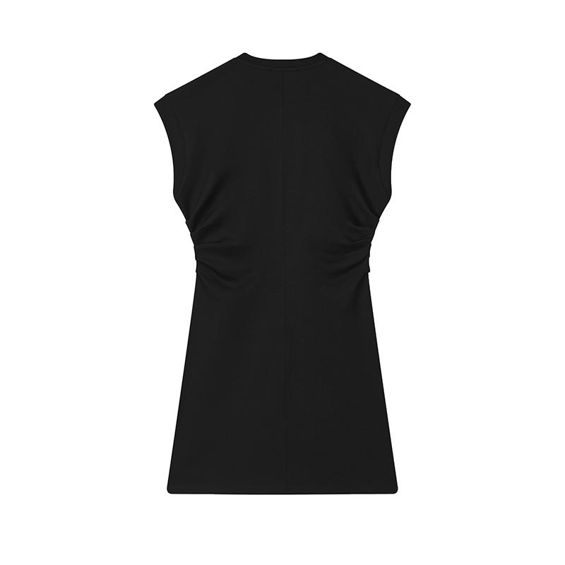 New FILA HERITAGE Sleeveless Dress Women's Jet Black F51W528301F-BK