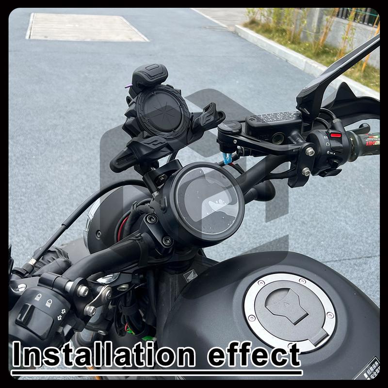Motorcycles Center-mounted Mobile Phone Stand Navigation Stand for HONDA CM / REBEL 250 500 1100 with Camera Baseplate