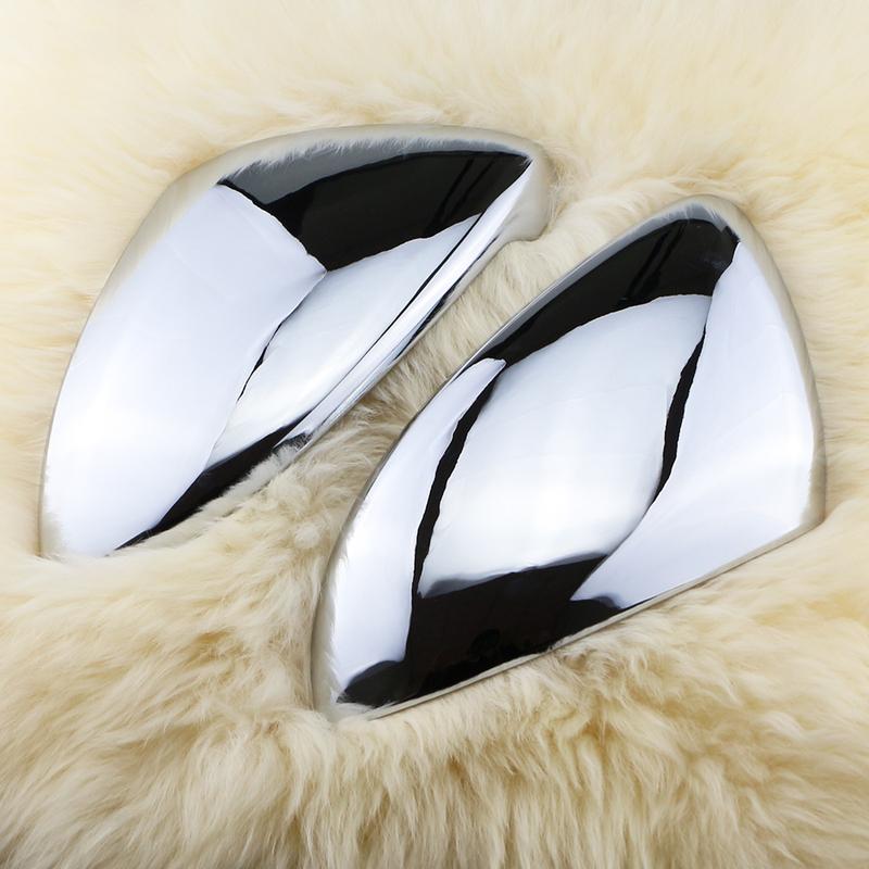 2Pcs Chrome Car Rearview Mirror Cover Trim for Volkswagen VW Golf 7 MK7 7.5 GTI 7 2013 2014 2015 2016 2017 2018 Accessories