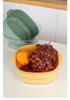 Transparent PET Plastic Multi-purpose Draining Basket - Drop-Resistant, Dustproof, Ideal for Vegetables & Fruits