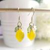 Fashionable Citrus Dangle Earrings Eye Catching Ear Pendant Ear Hooks Accessory