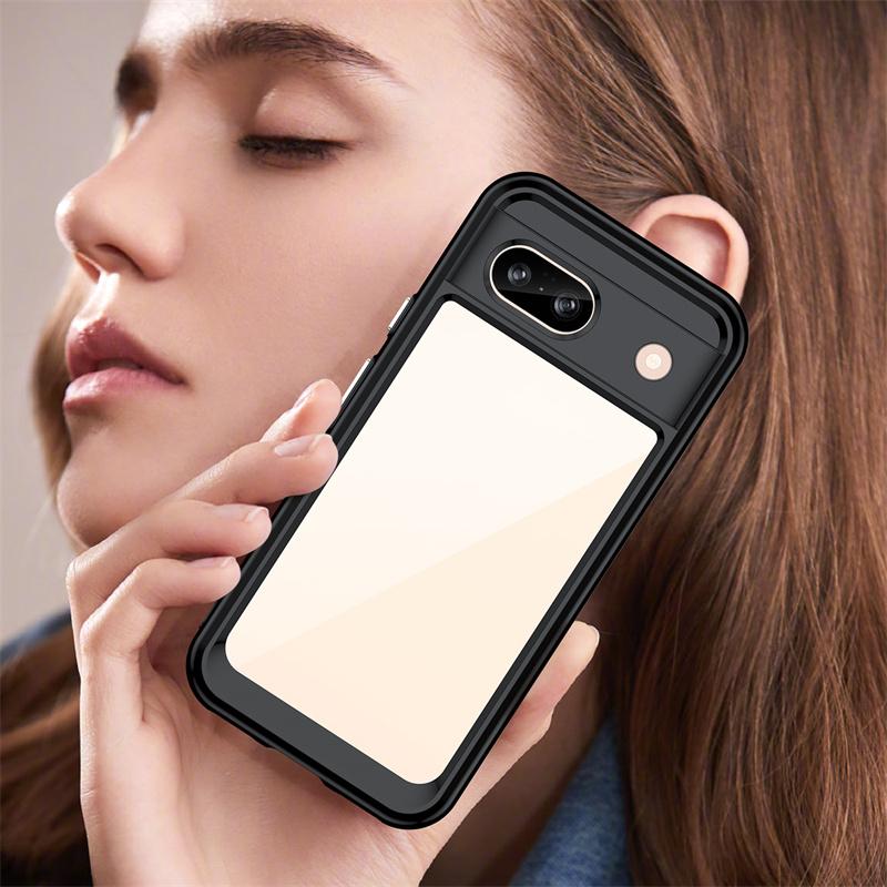 Coque TPU Colorée Transparente pour Google Pixel 9 Pro pour Google Pixel 8A 8 Pro Housse de Protection Claire Antichoc Couverture de Protection Complète