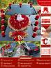 2024 Complete Wedding Car Decoration Set with Suction Cup Attachment