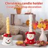 Christmas Candle Holder Creative Design Desktop Decoration,Holiday Gifts For Friends
