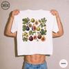 Comfort Colors® Vintage Fig Shirt, Botanical Fruit Tee, Fig Tree Tshirt, Cottagecore Gift For Her, Mediterranean Garden Gift, Foodie T-Shirt