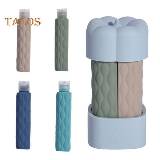 

1 набор 60 мл 4-в-1 дорожный многоразовый флакон портативный герметичный многоразовый лосьон шампунь кондиционер косметический флакон пустой контейнер для туалетных принадлежностей светло-синий