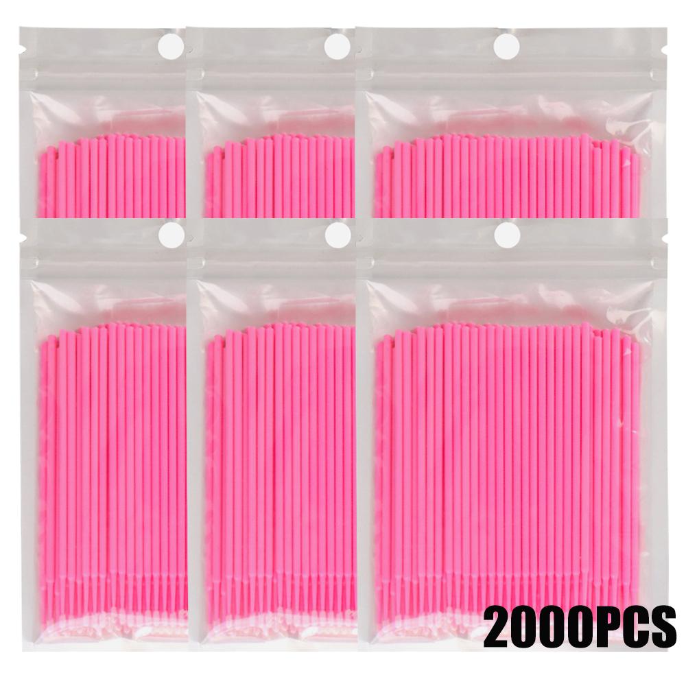 300/2000pcs Disposable MicroBrush Eyelash Extension Brushes For Makeup Nail Art Individua Applicator Lash Cleaning Removing Tool