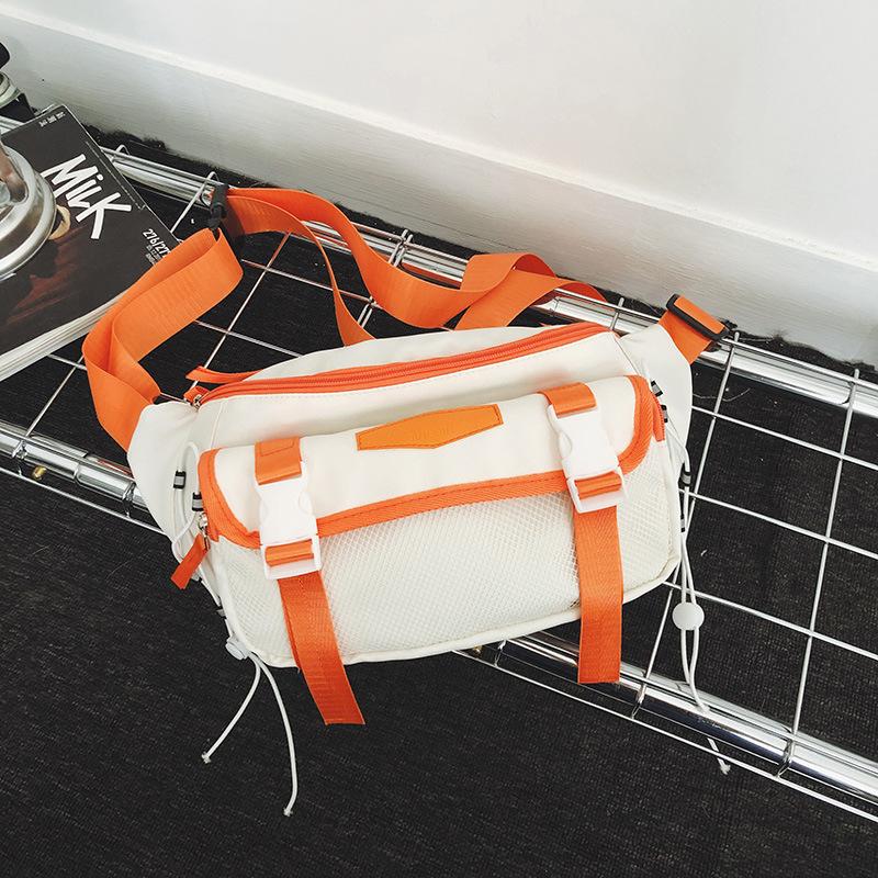 New Cross Body Bag Trend Men's Chest Bag Tide Brand Small Bag Multifunctional Large Capacity Pocket Sports Cycling Backpack