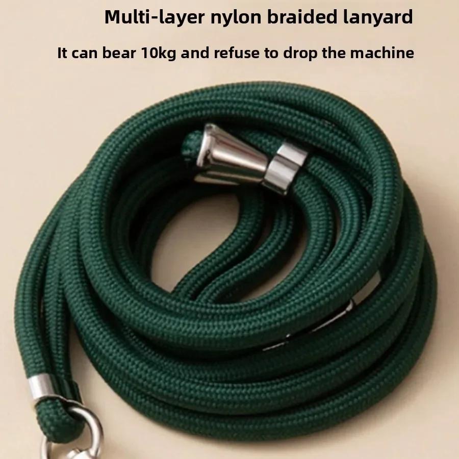 Adjustable Lanyard Stretchy Neck Strap Fashionable Detachable Neck Shoulder Phone Crossbody Phone Holder Smartphones Universal