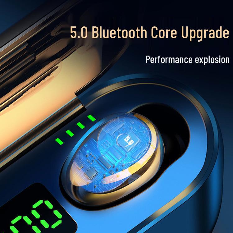 Original TWS Bluetooth 5.0 Earphones with Touch Control, Noise Reduction, Digital Display, and Sports Waterproof Design