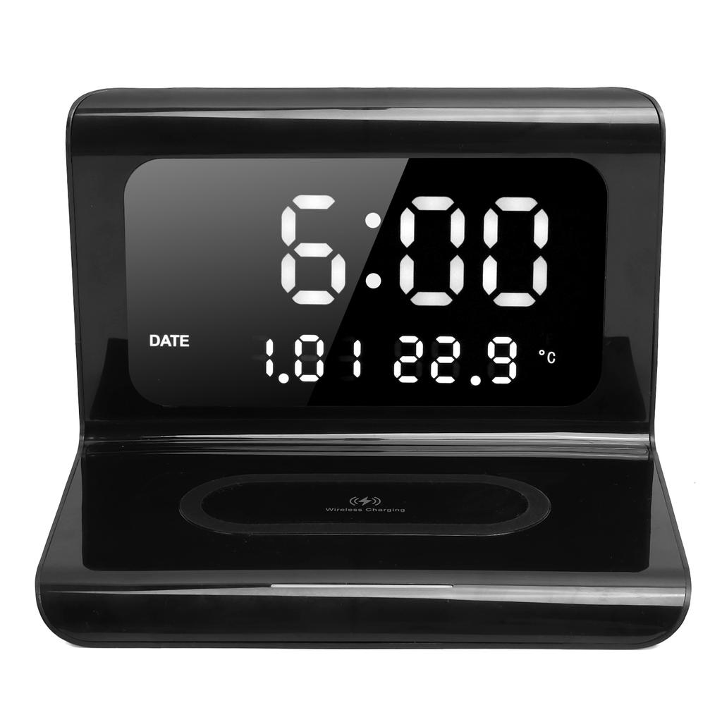 MultiFunctional Clock Electronic Calendar Phone Wireless Automatic Matching Charger