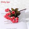 Realistic Buds Rose Silk Floral Arrangement For Outdoor Events Home Photography Decoration