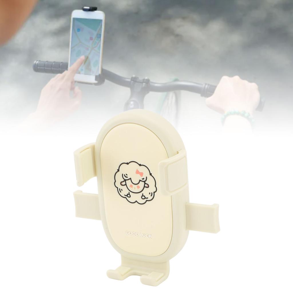 Motorcycle Handlebar Phone Holder Cute Pattern Quick Release Cycle Handlebar Phone Mount for 4.7-7.1