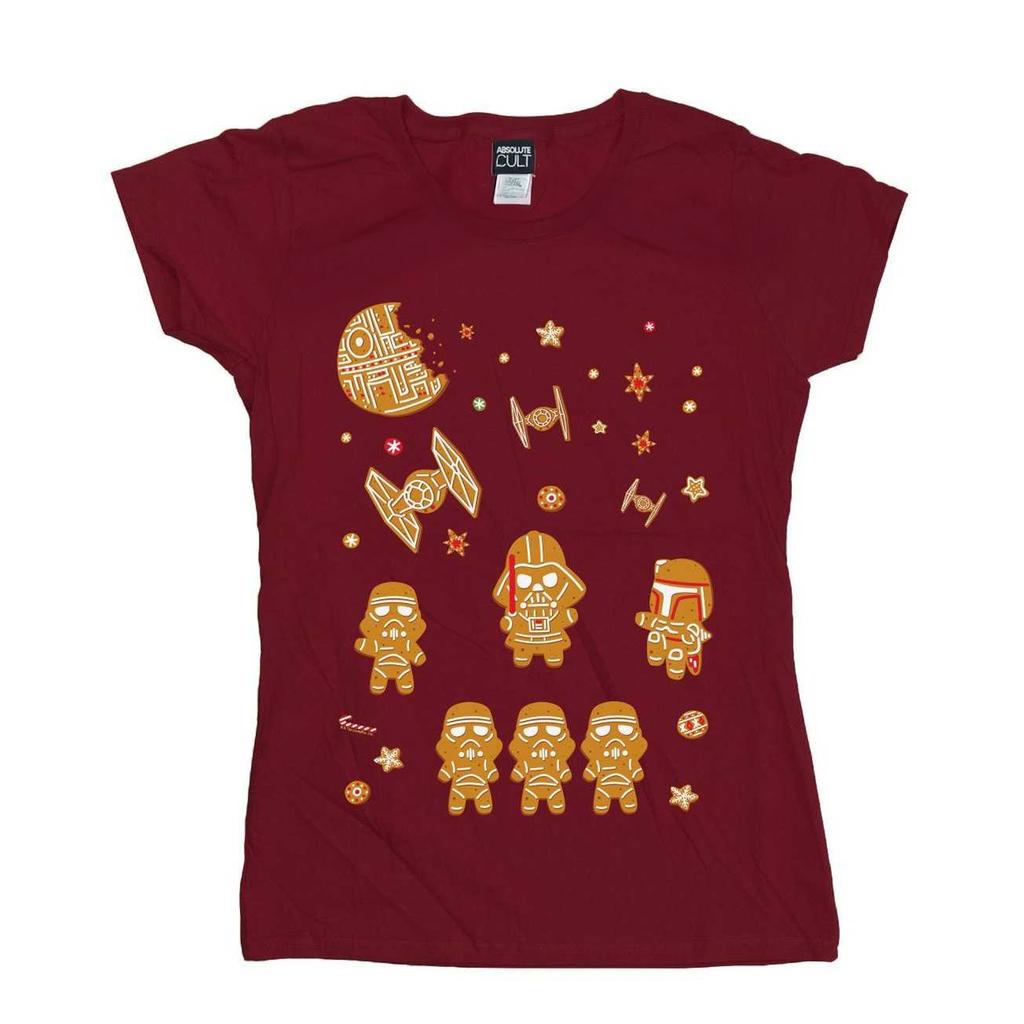 STAR WARS Damen Lebkuchen Empire Baumwoll-T-Shirt