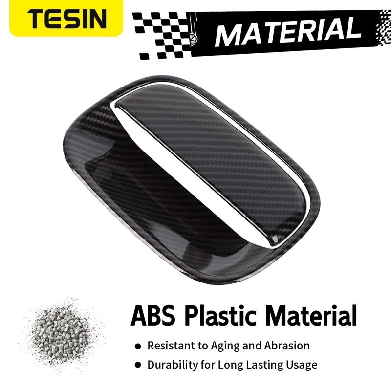 TESIN Car Door Handle Bowl Decoration Cover Stickers for Suzuki Jimny 2007-2012 2013 2014 2015 2016 2017 Exterior Accessories