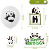 Panda Birthday Party Supplies Happy Birthday Banner Balloons Cake Decorations Panda-Themed Party Decorations