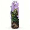1PC Parrot Jungle Tropical Bird Pattern 750ml Color Plastic Sports Water Bottle Leakproof Flip Straw Lid Suitable for Sports Office Home Use