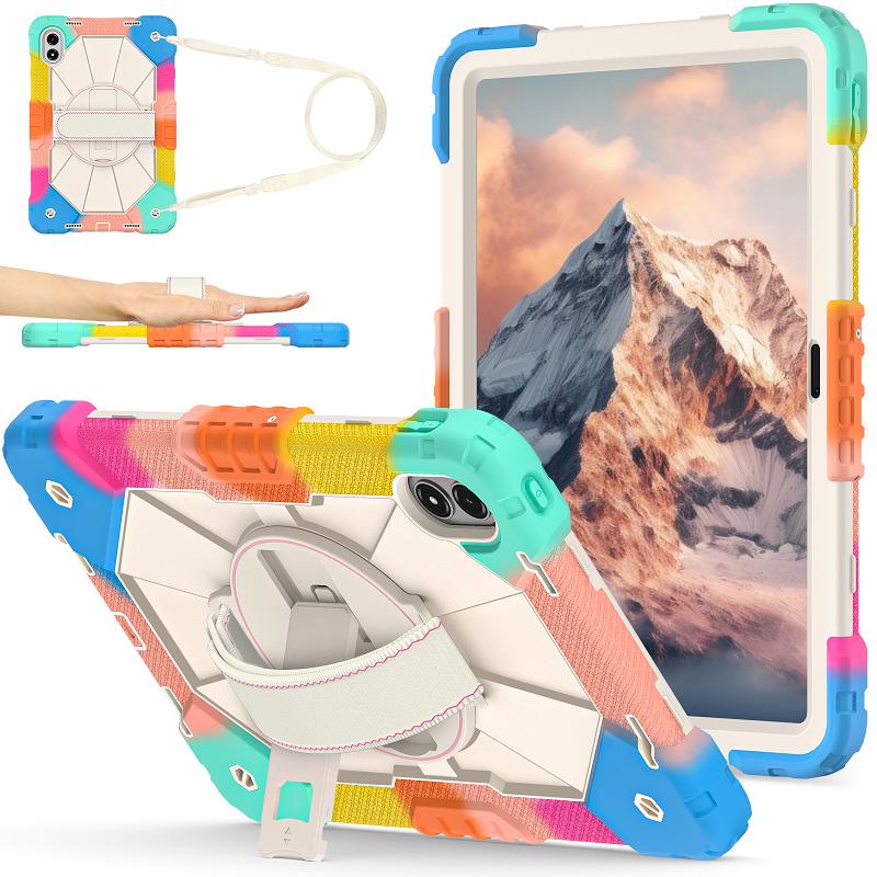 Tablet Case For Redmi pad 2 pro 12.1 Shockproof Cover Redmi pad pro 12.1" 360 Rotation Stand Hand Shoulder Strap Funda