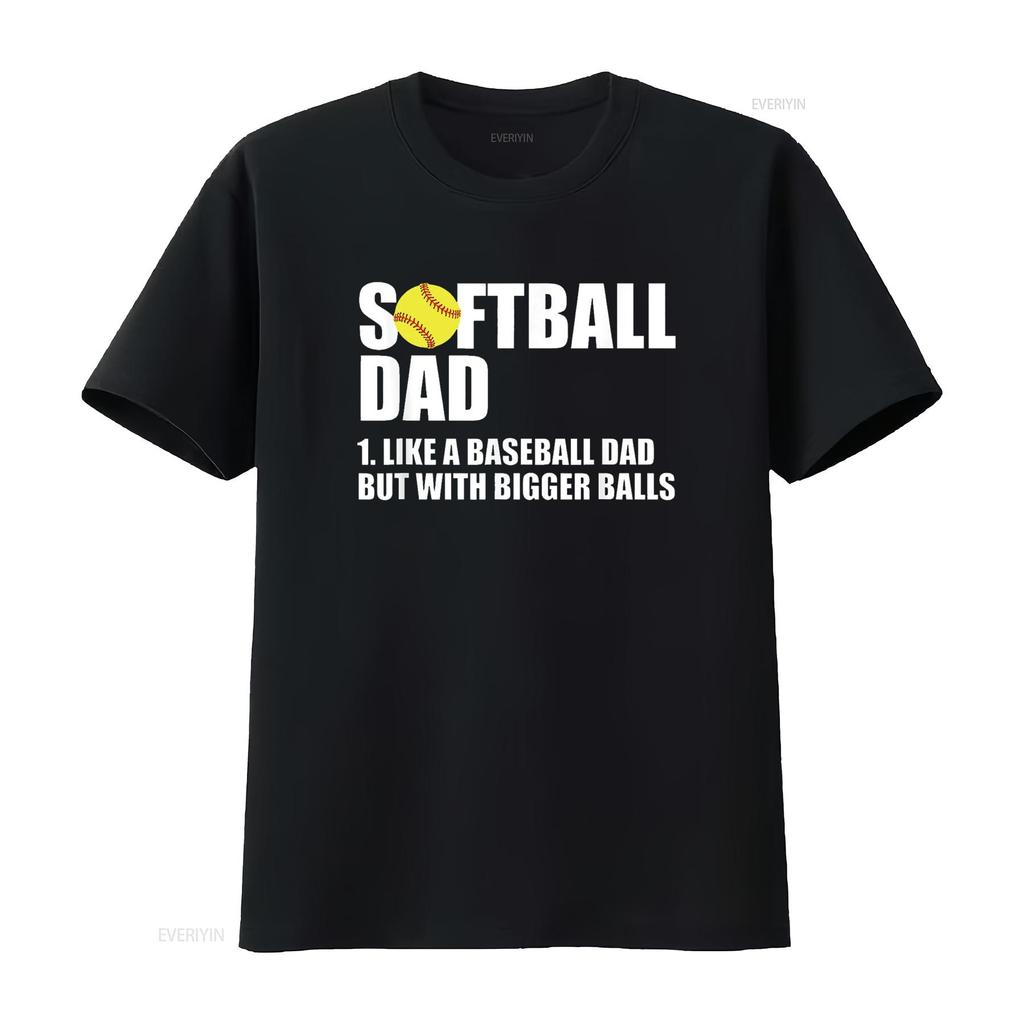 Softball Dad Definition Funny T Shirt vintage Washed Unisex Stylish designer clothes Comfortable graphic homme fashion