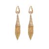 Dreamy Elegance: Exquisite Tassel Ear Cuffs with Dazzling Wheat Design