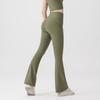 Womens High-Waisted Flared Yoga Pants Slim Fit Quick Dry Tummy Control Workout Leggings