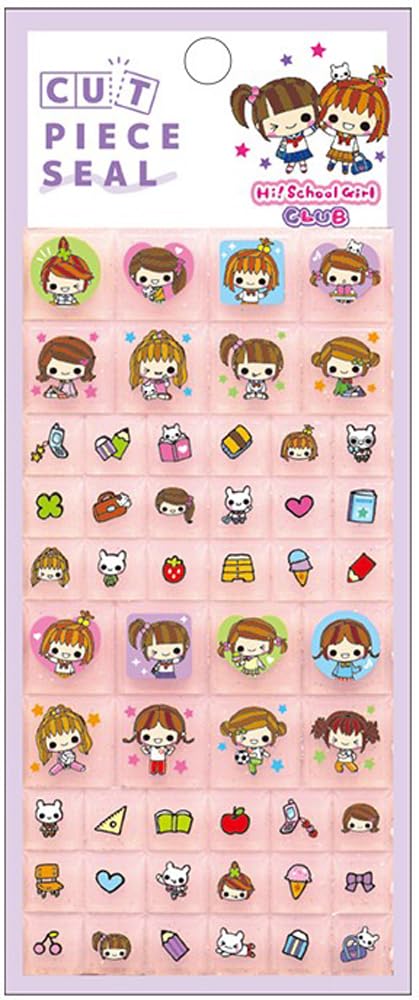 Cracks Cut Peace Sticker High School Girl Club 127447