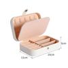 Multifunctional portable exquisite small jewelry box travel bracelet earrings earrings bedroom desktop new storage box