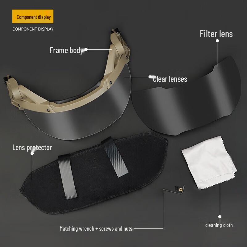 FAST Taktischer Helm Klappvisier