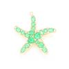 ZHUKOU 52x54mm pandantiv fashion Stea de mare din Cristal pentru femei Accesorii Handmade pentru Realizarea Colierelor Cercei model:VD417