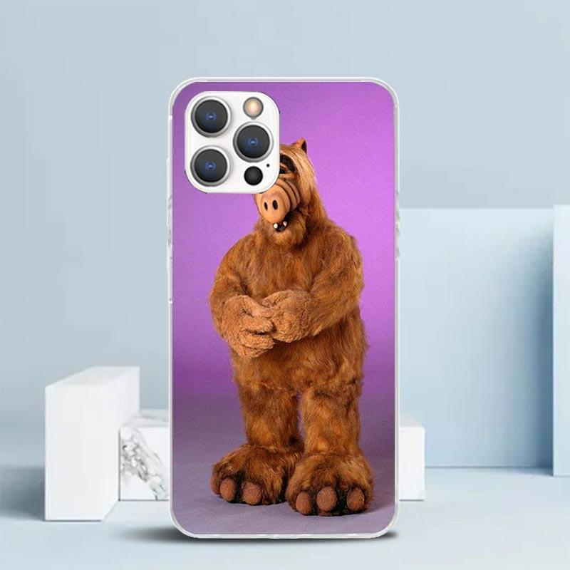 A-Alf TV Series Soft Cover for iPhone 16 17 Air 15 14 Pro Max 16E Phone Case 13 Mini 12 11 7 SE 8 Print Pattern Fit Cases 16 17