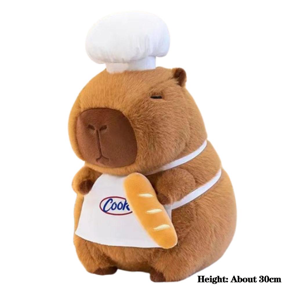 Cute Capybara Peripheral Plush Doll  Capibara Plush Doll Giant Kawaii Stuffed Animal Doll  Children Kids Birthday Gift Toys