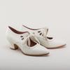 Spring 2024 Hollow Lace-up High-heeled Plus Size Women's Casual Shoes - New European and American Style