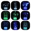 Pikachu Led Night Light 3d Illusion Lamp Bedside Kids Gifts Bedroom