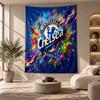 Decorative Tapestry,Chelsea FC Printed Wall Art, Lightweight Wall Hanging For Bedroom Background