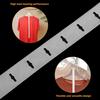 30Pcs Clothes Hanger Connector Strips Plastic Heavy Duty Multi-Hole Closet Organizer Space Saving Garment Display Hanging