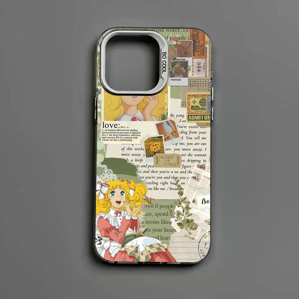 Manga Candy For IPhone 17 16 15 14 13 12 11 Pro Max Plus Matte Color Back Phone Cover