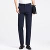 LangSha Men's Straight Fit Business Casual Trousers