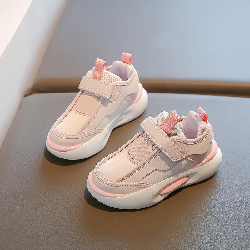 Girls Fashion Chunky Dad Sneakers Versatile White Platform Running Sports Shoes