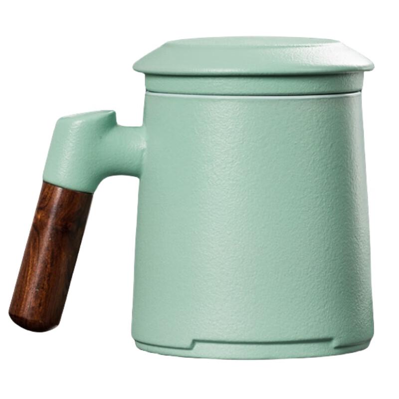 Coarse Pottery Tea Infuser Mug