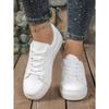 2026 Neue Weiße Vielseitige Paarlaufschuhe Unisex Sportlich Lässig Flach Übergröße Sneaker