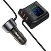 Acefast B11 138W Car Charger Usb-A Usb-C With 6 Ports - Black