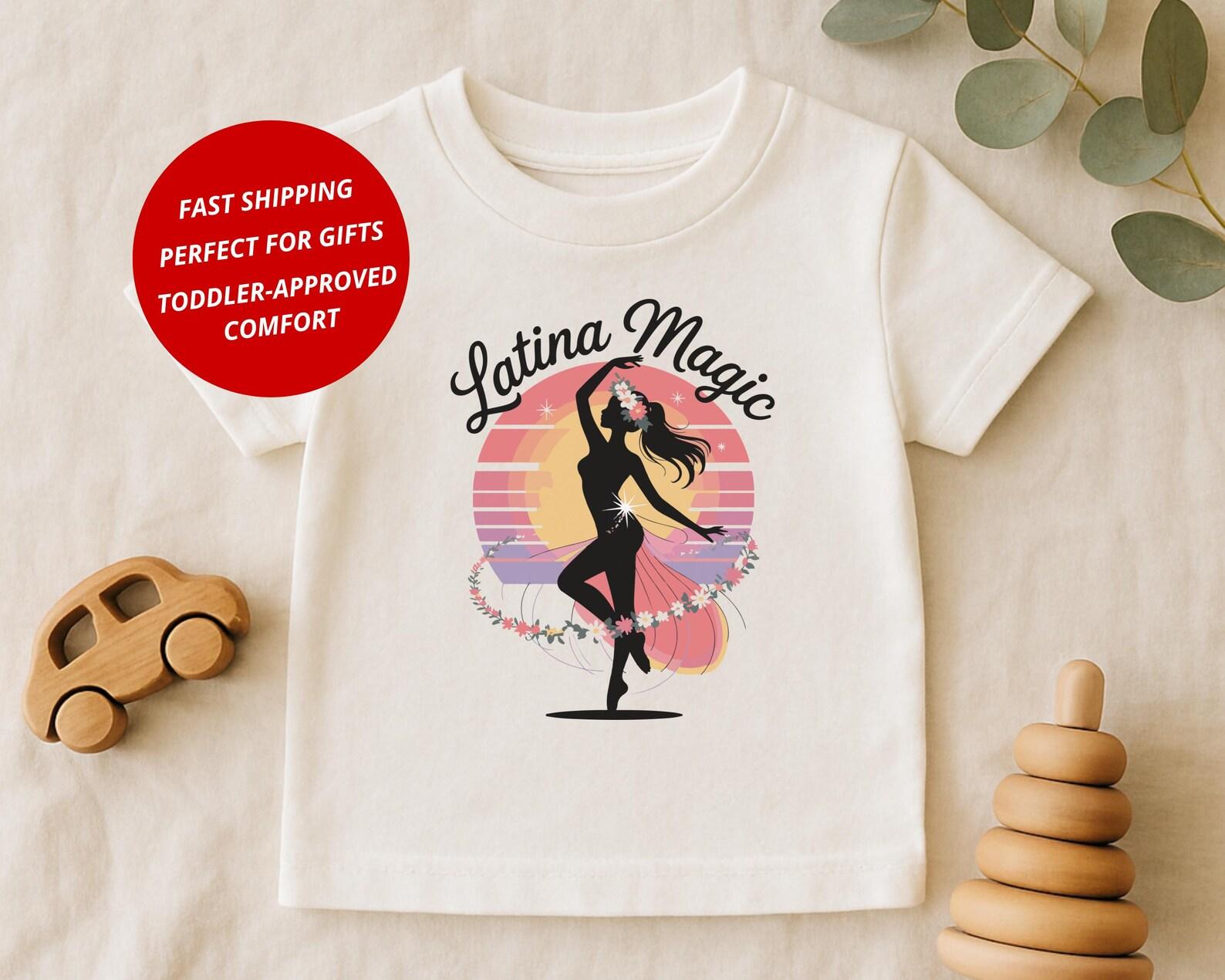Latina Shirt: Latin Pride Kids T-Shirt. Latina Magic Toddler Tee, Hispanic Heritage Gift 120